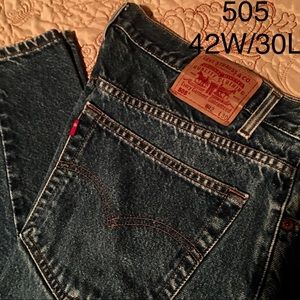 Mens 505 Levi’s Sz 42W/30L
